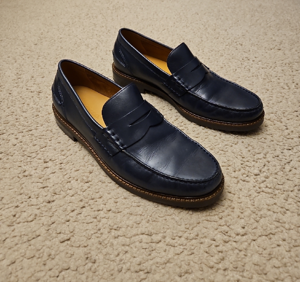 Cole Haan Navy Loafers | Bedford Penny Loafers